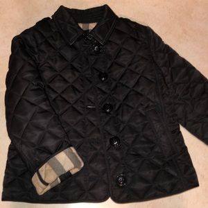 **Authentic** toddler Burberry quilted jacket